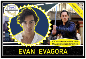 (STLV25) AUTOGRAPH PRE-ORDER - EVAN EVAGORA 8X10 & Send-In