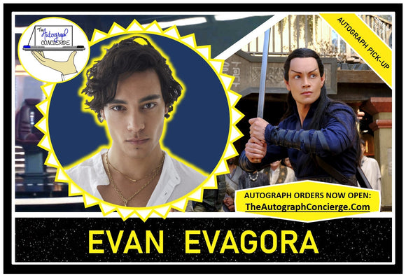 (STLV25) AUTOGRAPH PRE-ORDER - EVAN EVAGORA 8X10 & Send-In