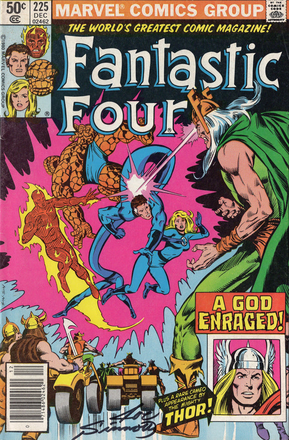 SIGNED Fantastic Four #225 (Comic Book) - By: Joe Sinnott