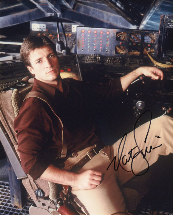 Nathan Fillion Signed 8x10 - Firefly Autograph