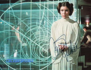 *CLEARANCE* Carrie Fisher Signed CII 8x10 - Star Wars Autograph
