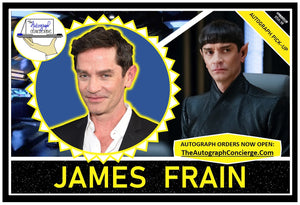 (STLV25) AUTOGRAPH PRE-ORDER - JAMES FRAIN 8X10 & Send-In