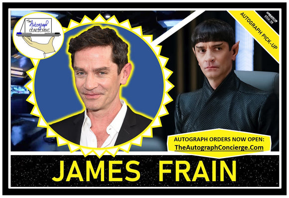 (STLV25) AUTOGRAPH PRE-ORDER - JAMES FRAIN 8X10 & Send-In