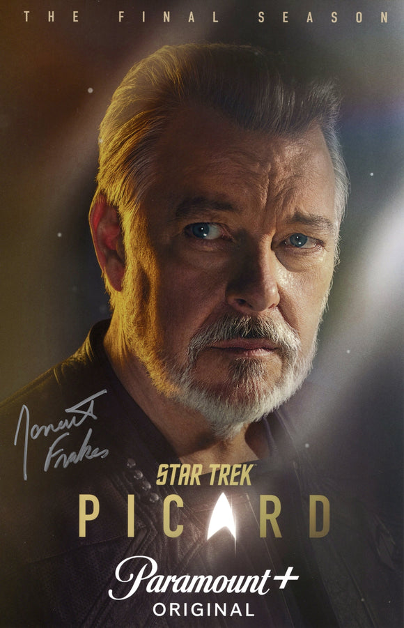 Jonathan Frakes Signed 11x17 - 'Star Trek' Autograph