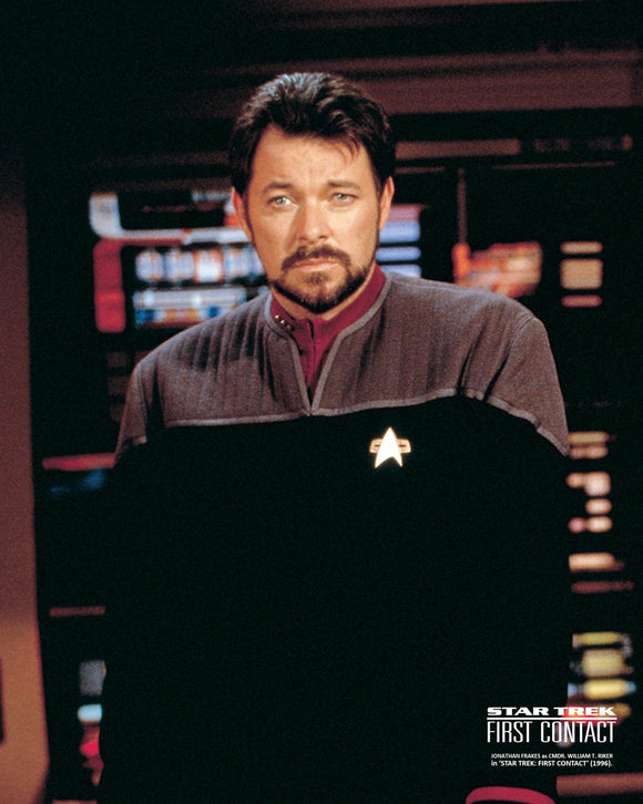 UNSIGNED 8x10 Photo - Star Trek: TNG - Jonathan Frakes as CMDR. RIKER #2