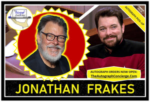 (STLV25) AUTOGRAPH PRE-ORDER - JONATHAN FRAKES 8X10 & Send-In