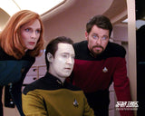 (STLV25) AUTOGRAPH PRE-ORDER - MULTI-SIGNED TNG & PICARD SIGNED 8X10s