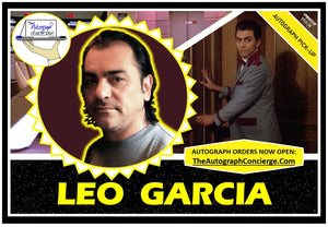 (STLV25) AUTOGRAPH PRE-ORDER - LEO GARCIA 8X10 & Send-In
