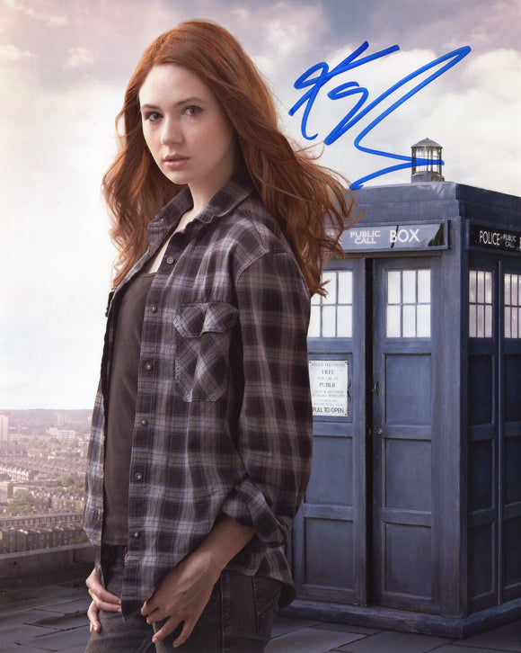 Karen Gillan Signed 8x10 - Dr. Who Autograph #1
