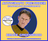 (STLV26) AUTOGRAPH PRE-ORDER - BRUCE GREENWOOD 8X10 & Send-In