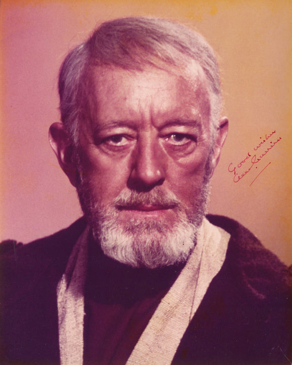 *RARE* Sir Alec Guinness Signed 8x10 - Star Wars Autograph BAS Authenticated