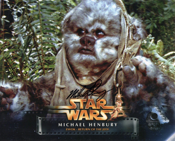 Mike Henbury Signed 8x10 - Star Wars Autograph