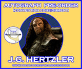 (TREK60) AUTOGRAPH PRE-ORDER - J.G. HERTZLER 8X10 & Send-In