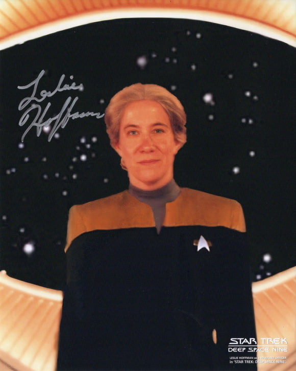 Leslie Hoffman Signed 8x10 - Star Trek Autograph #3