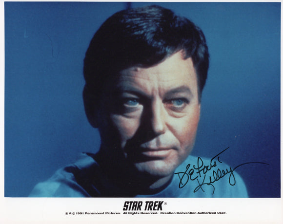 DeForest Kelley Signed 8x10 - Star Trek Autograph #4