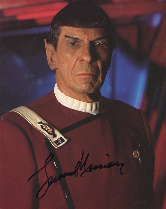 Leonard Nimoy Signed 8x10 - Star Trek Autograph #3