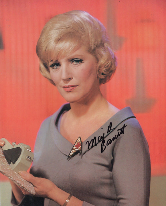 Majel Barrett Signed 8x10 - Star Trek Autograph #2
