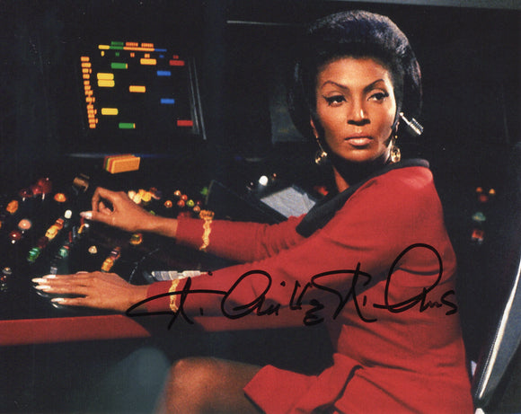 Nichelle Nichols Signed 8x10 - Star Trek Autograph #3