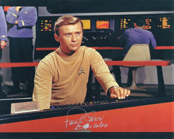 Paul Carr Signed 8x10 - Star Trek Autograph