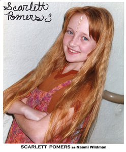 Scarlett Pomers Signed 8x10 - Star Trek Autograph