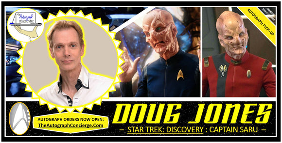 (TNJ) PRE-ORDER - DOUG JONES Autograph - 8x10 & Send-In Consignments