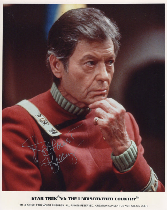 DeForest Kelley Signed 8x10 - Star Trek Autograph #2