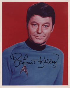 DeForest Kelley Signed 8x10 - Star Trek Autograph #2
