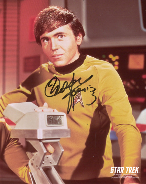 Walter Koenig Signed 8x10 - Star Trek Autograph #1