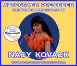 (TICON) AUTOGRAPH PRE-ORDER - NANCY KOVACK 8x10 & Send-In
