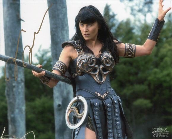 Lucy Lawless Signed 8x10 - 'Xena' Autograph #2