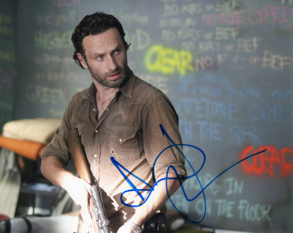 Andrew Lincoln Signed 8x10 - The Walking Dead Autograph #2