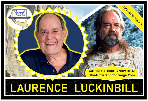 (STLV25) AUTOGRAPH PRE-ORDER - LAURENCE LUCKINBILL 8X10 & Send-In