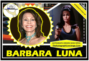 (TICON) AUTOGRAPH PRE-ORDER - BARBARA LUNA 8X10 & Send-In