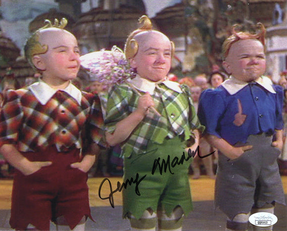 Jerry Maren Signed 8x10 - Wizard of Oz Autograph #2