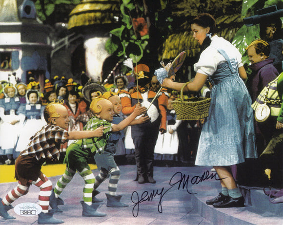 Jerry Maren Signed 8x10 - Wizard of Oz Autograph #1