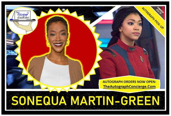 (STLV25) AUTOGRAPH PRE-ORDER - SONEQUA MARTIN-GREEN 8X10 & Send-In