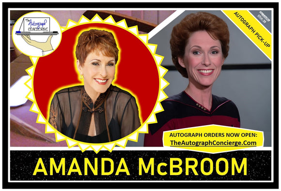 (STLV25) AUTOGRAPH PRE-ORDER - AMANDA McBROOM 8X10 & Send-In