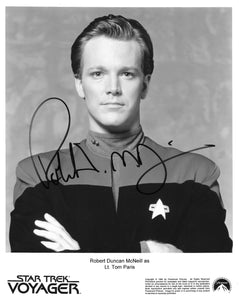 Robert Duncan McNeill Signed 8x10 - Star Trek Autograph #4