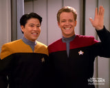 (STLV25) AUTOGRAPH PRE-ORDER - MULTI-SIGNED VOYAGER & PRODIGY SIGNED 8X10s