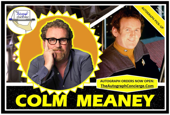 (STLV25) AUTOGRAPH PRE-ORDER - COLM MEANEY 8X10 & Send-In