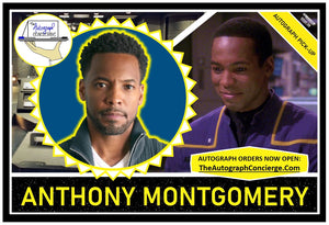 (STLV25) AUTOGRAPH PRE-ORDER - ANTHONY MONTGOMERY 8X10 & Send-In