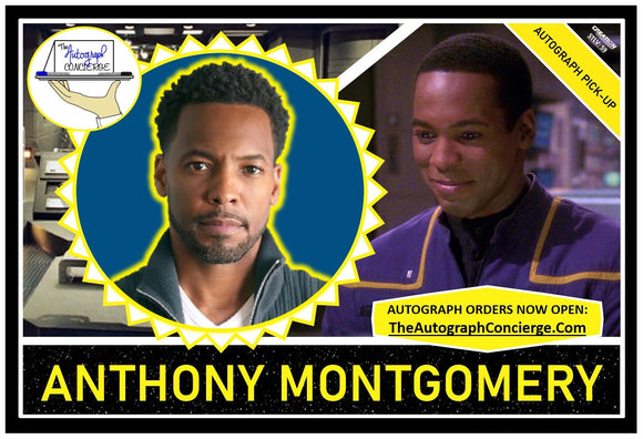 (STLV25) AUTOGRAPH PRE-ORDER - ANTHONY MONTGOMERY 8X10 & Send-In