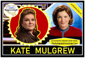 (STLV25) AUTOGRAPH PRE-ORDER - KATE MULGREW 8X10 & Send-In