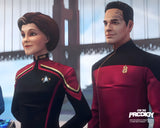 (STLV25) AUTOGRAPH PRE-ORDER - MULTI-SIGNED VOYAGER & PRODIGY SIGNED 8X10s