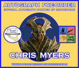 (TLI) OFFICIAL AUTOGRAPH PRE-ORDER - CHRIS MYERS 8X10 & SEND-IN