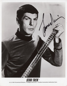 Leonard Nimoy Signed 8x10 - Star Trek Autograph #4