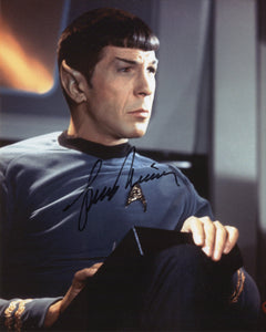 Leonard Nimoy Signed RARE 8x10 - Star Trek Autograph #5