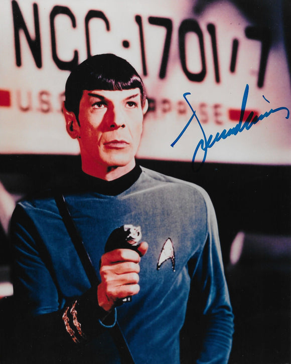 Leonard Nimoy Signed 8x10 - Star Trek Autograph #1