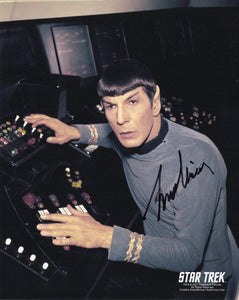 Leonard Nimoy Signed 8x10 - Star Trek Autograph #3