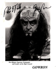*CLEARANCE* Robert O'Reilly Signed 8x10 - Star Trek Autograph #1